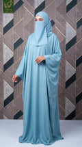 Front-Closed Butterfly Maxi Abaya | Premium Nida Essential Abaya