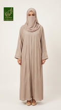 Front-Open Scattered Bow Stonework Embroidery Abaya | Premium Romantic Nida Embroidered Stone-Studded Abaya